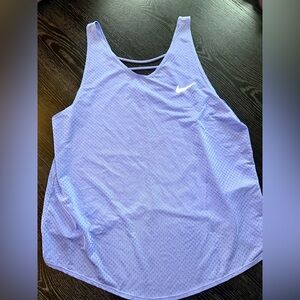 Nike Blue Athletic Breathable Tank Large